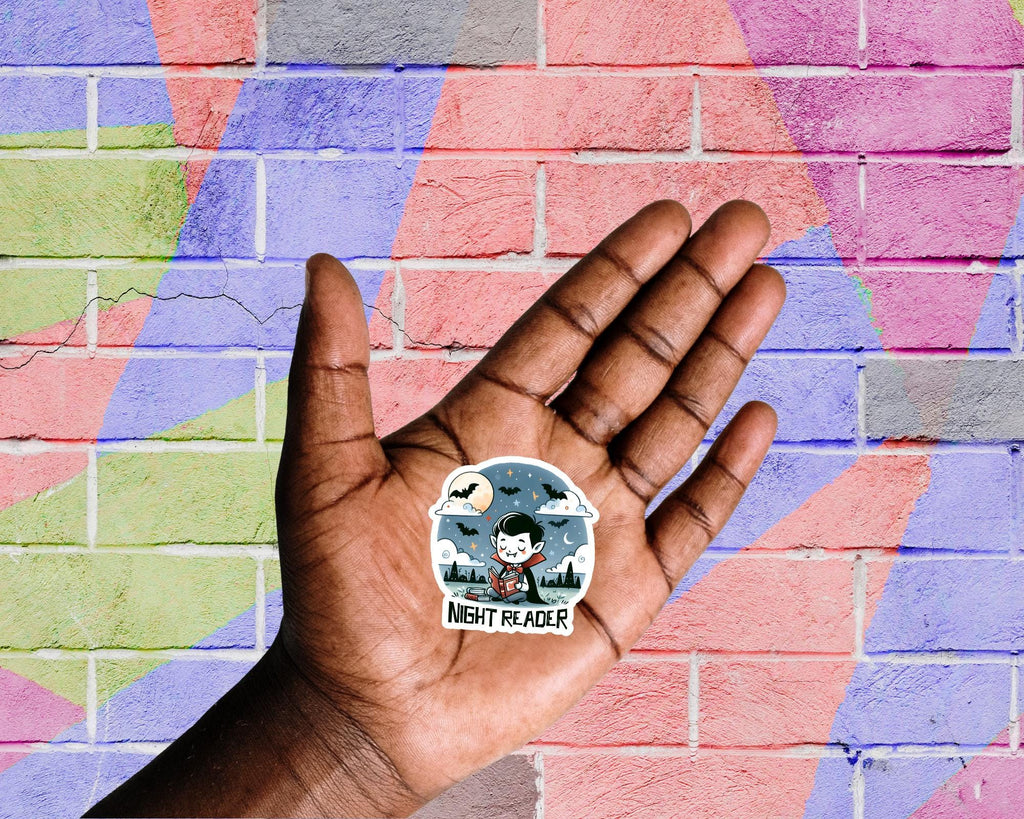 Night Reader Sticker