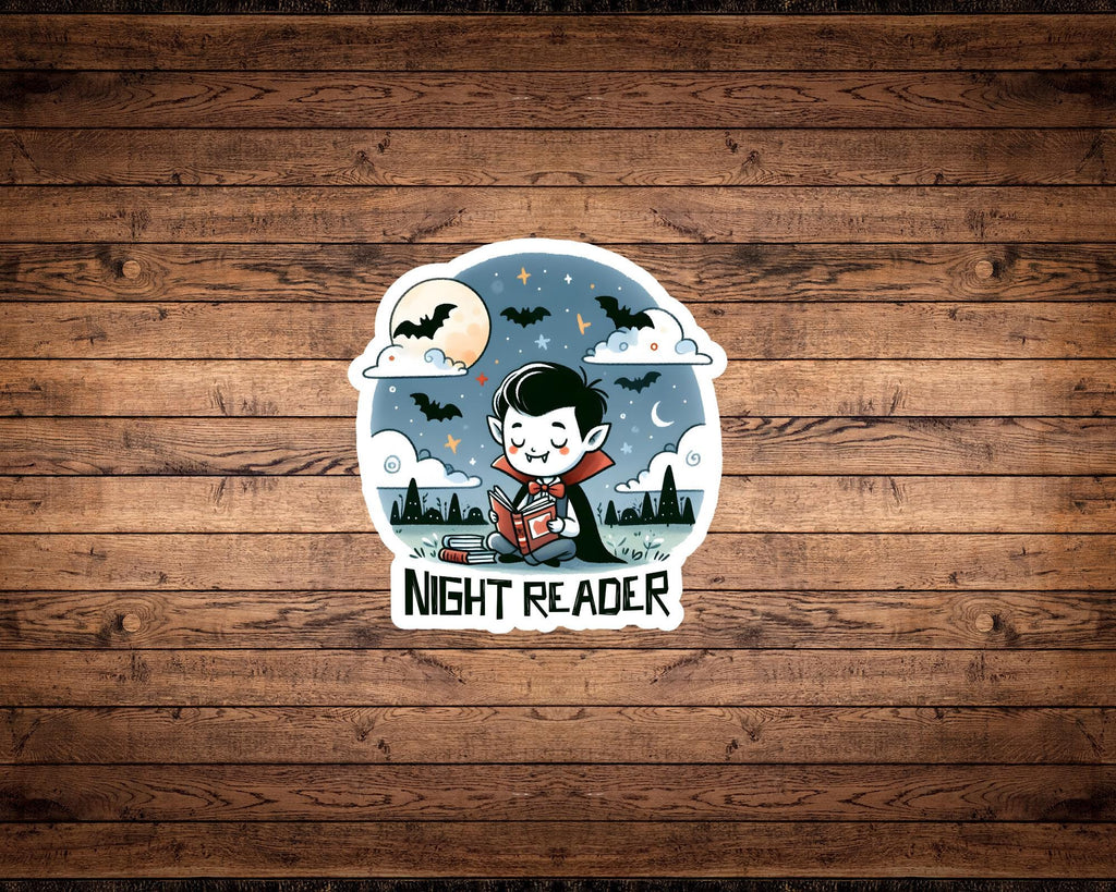 Night Reader Sticker