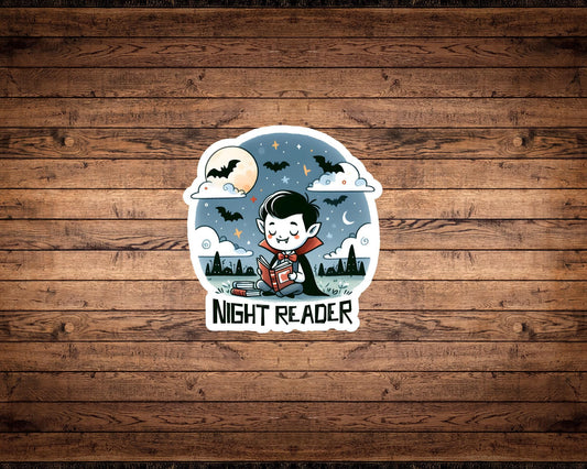 Night Reader Sticker
