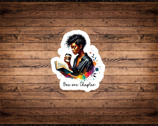 One More Chapter Vinyl Sticker