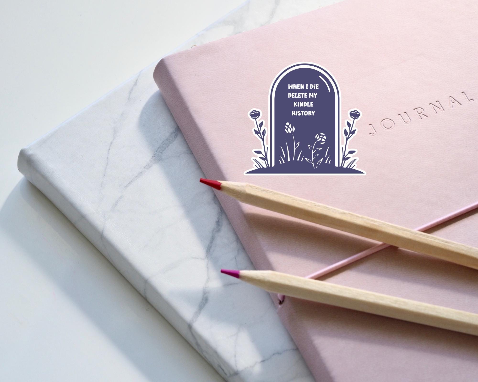 When I Die Delete My Kindle History Sticker