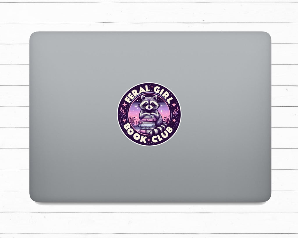 Feral Girl Book Club Sticker