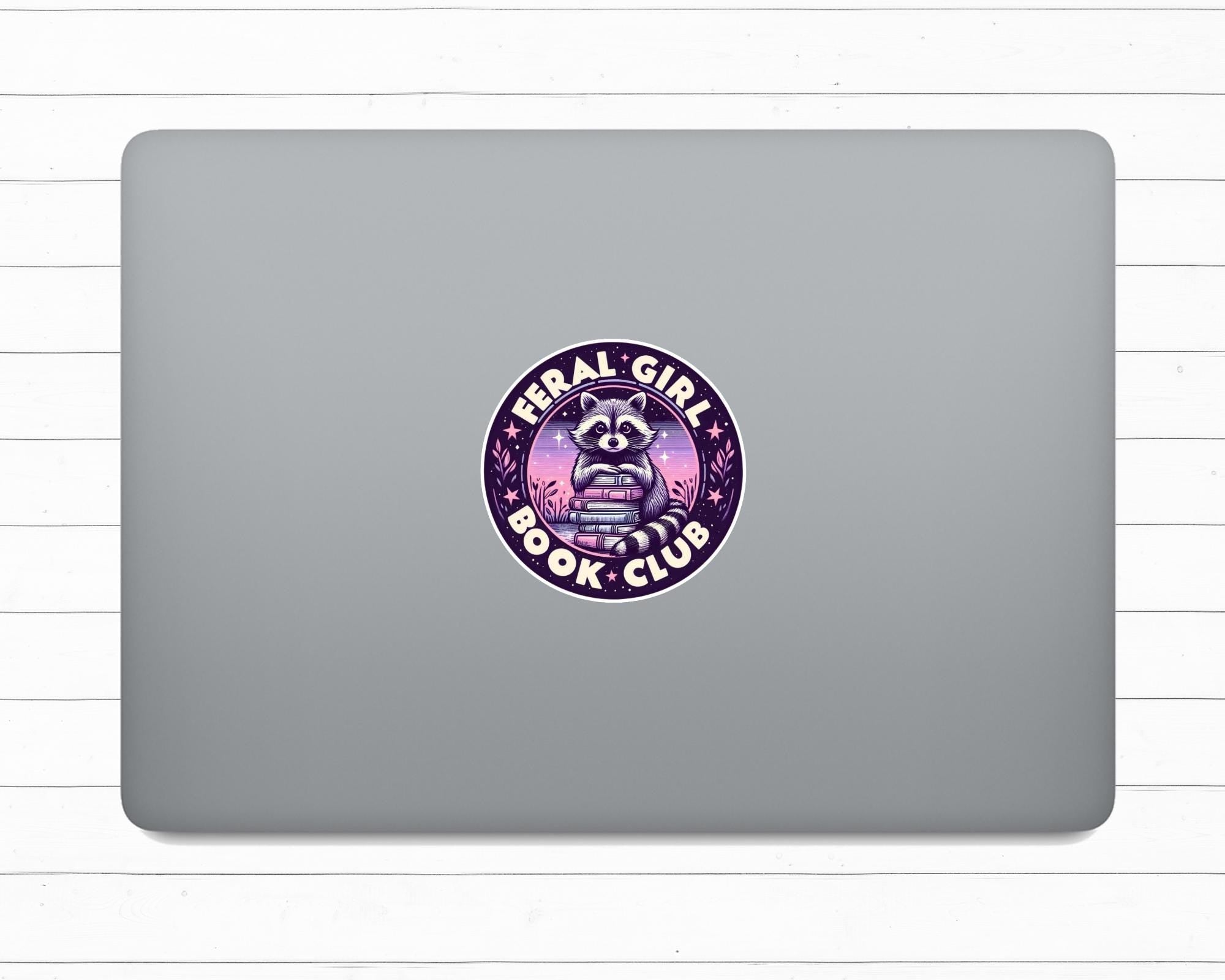 Feral Girl Book Club Sticker