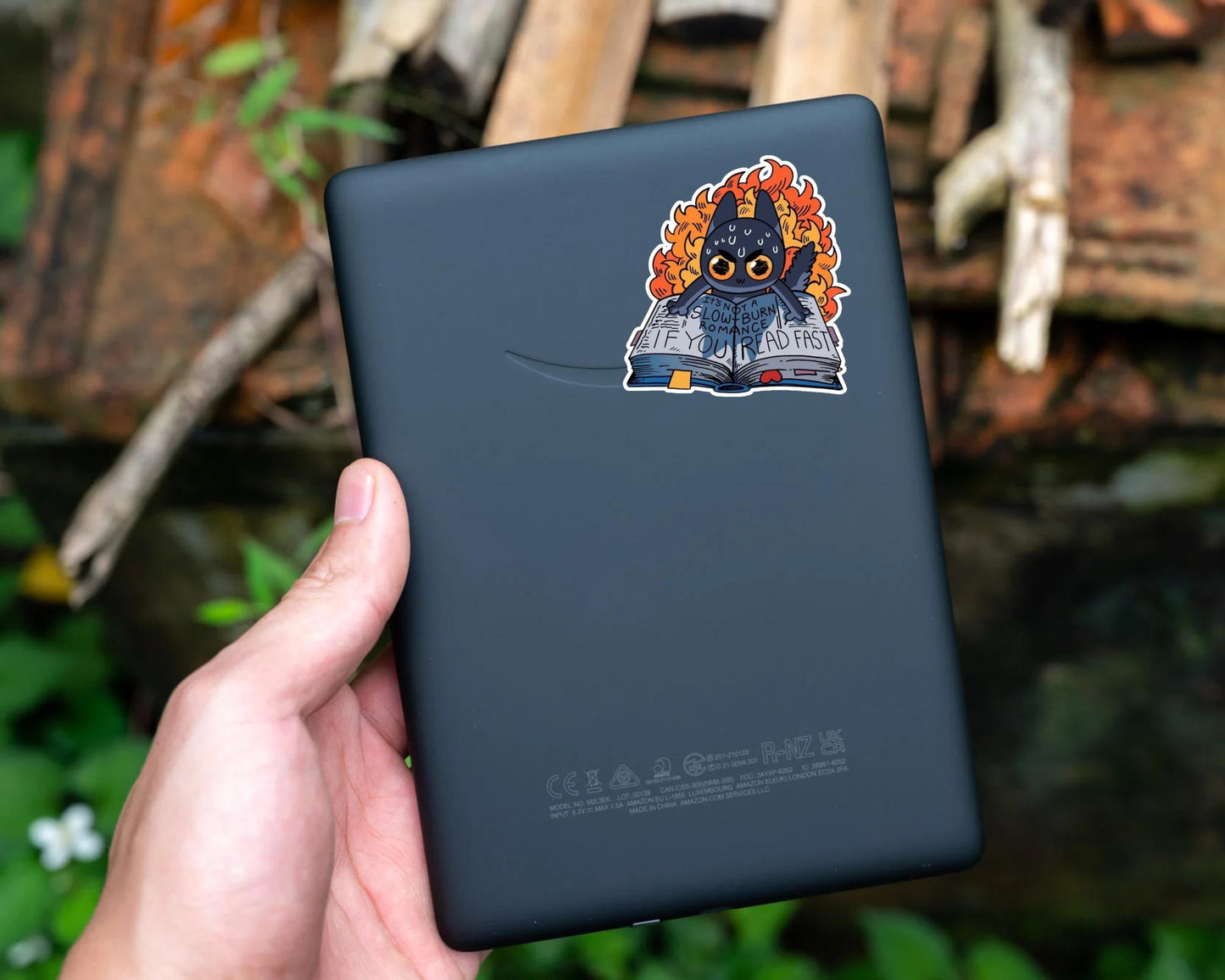 It’s Not a Slow Burn Romance If You Read Fast Vinyl Sticker | Fanfiction Gift | Gift for Her | Gift for Him | Kindle Sticker| Reading Gift