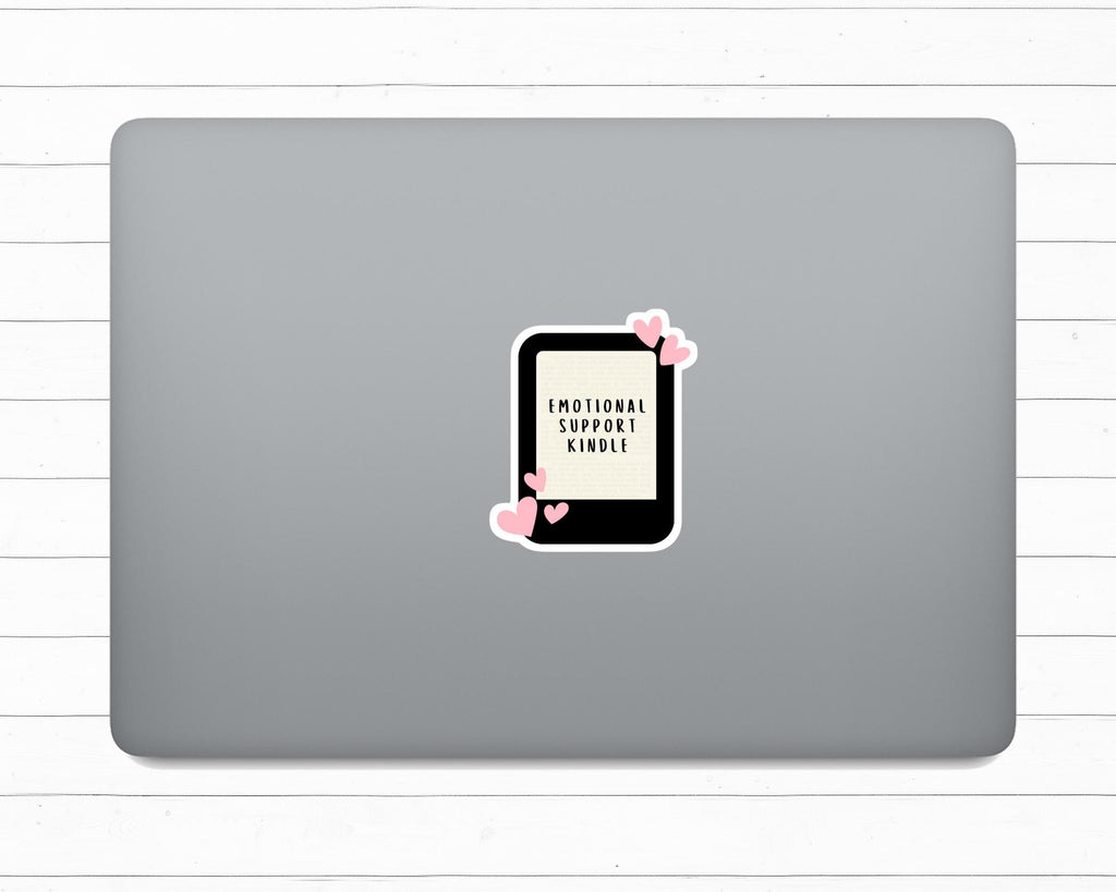 Emotional Support Kindle Sticker