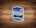 Romance Trope Book Stack Sticker