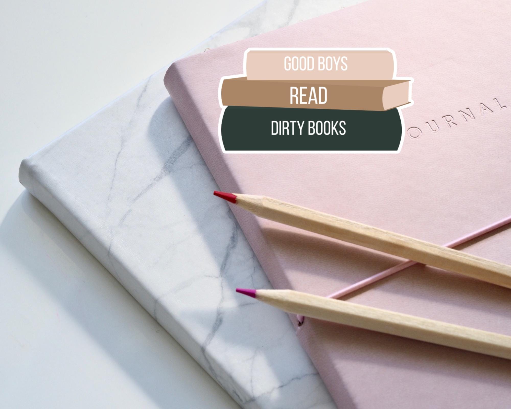 Good Boys Read Dirty Books Sticker