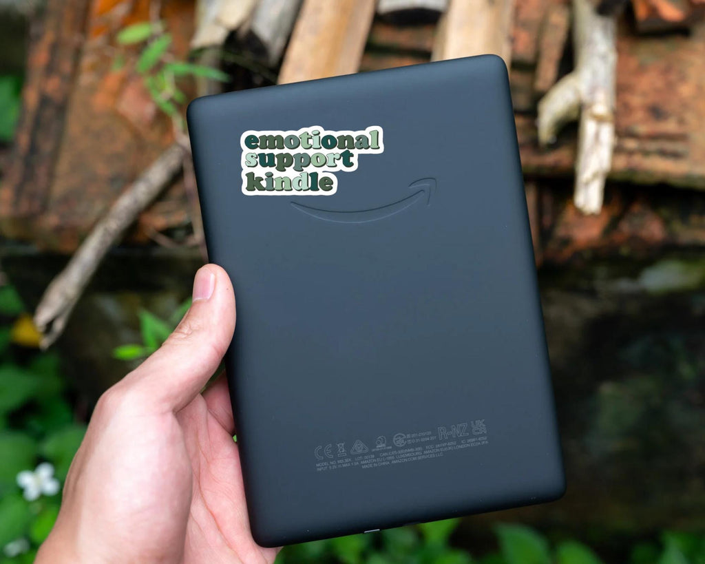 Emotional Support Kindle Sticker