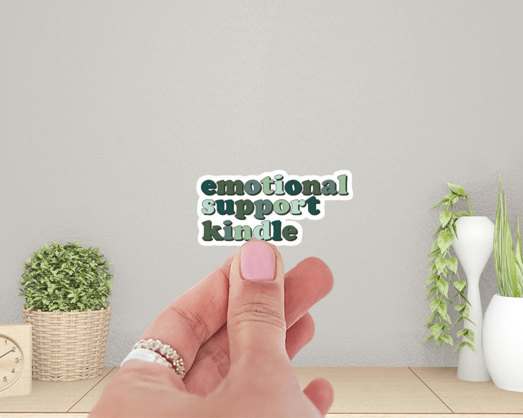 Emotional Support Kindle Sticker