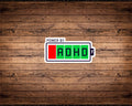 Powered by ADHD Sticker Neurodivergent Pride