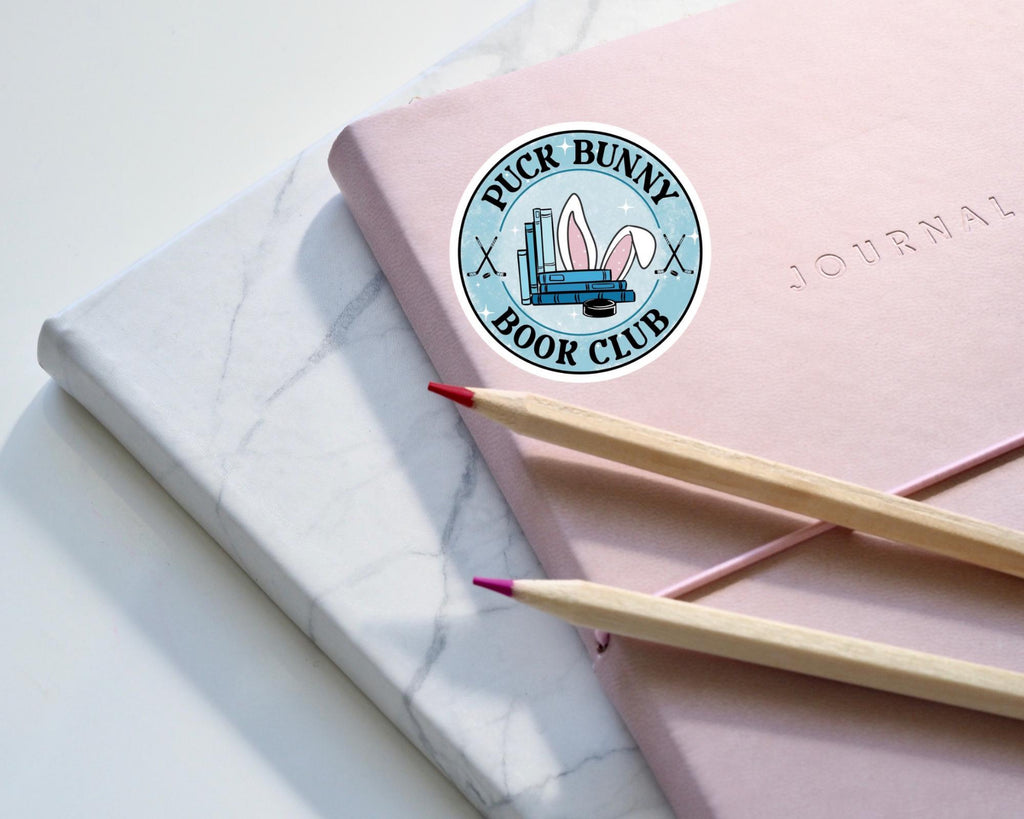 Puck Bunny Book Club Sticker