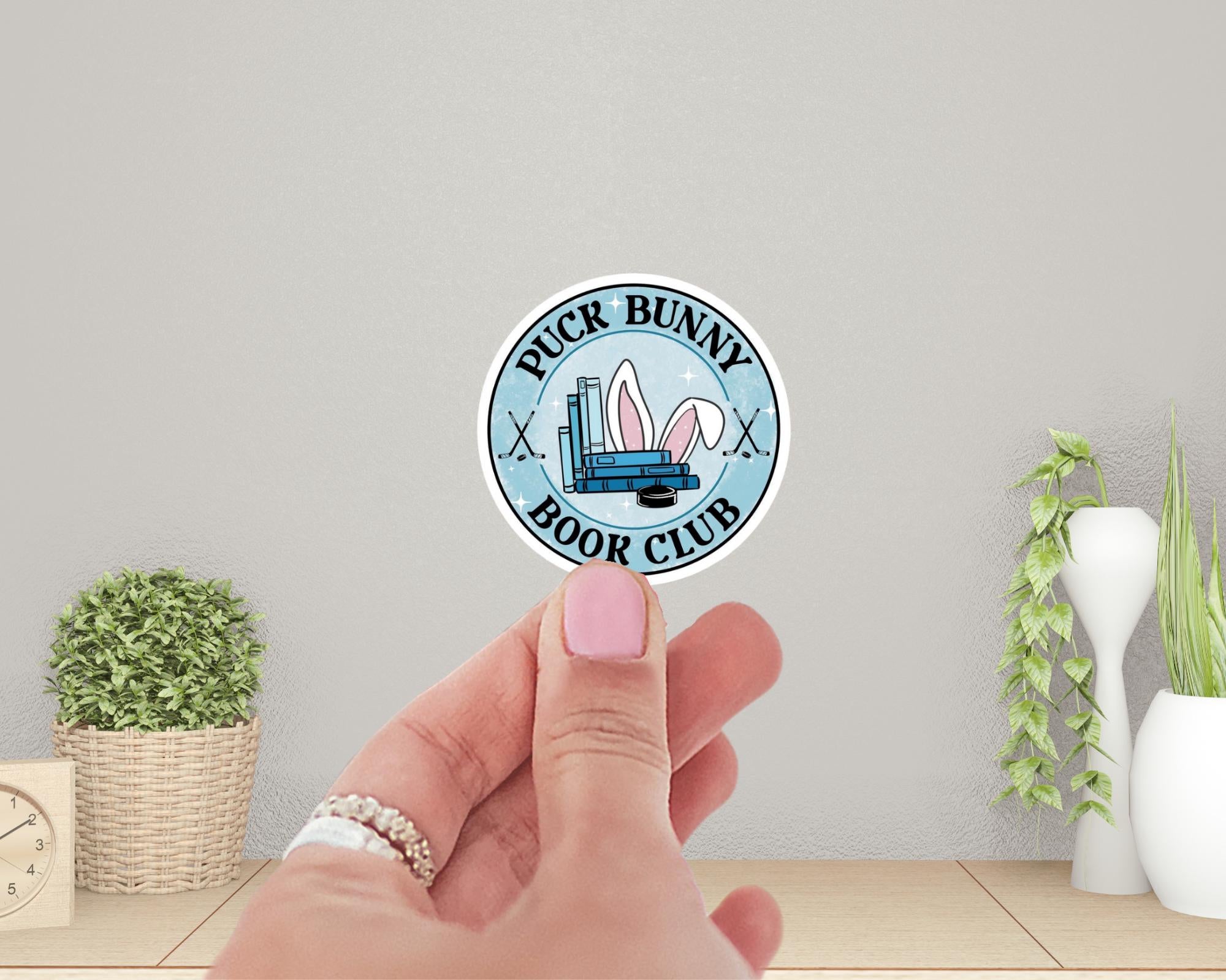 Puck Bunny Book Club Sticker