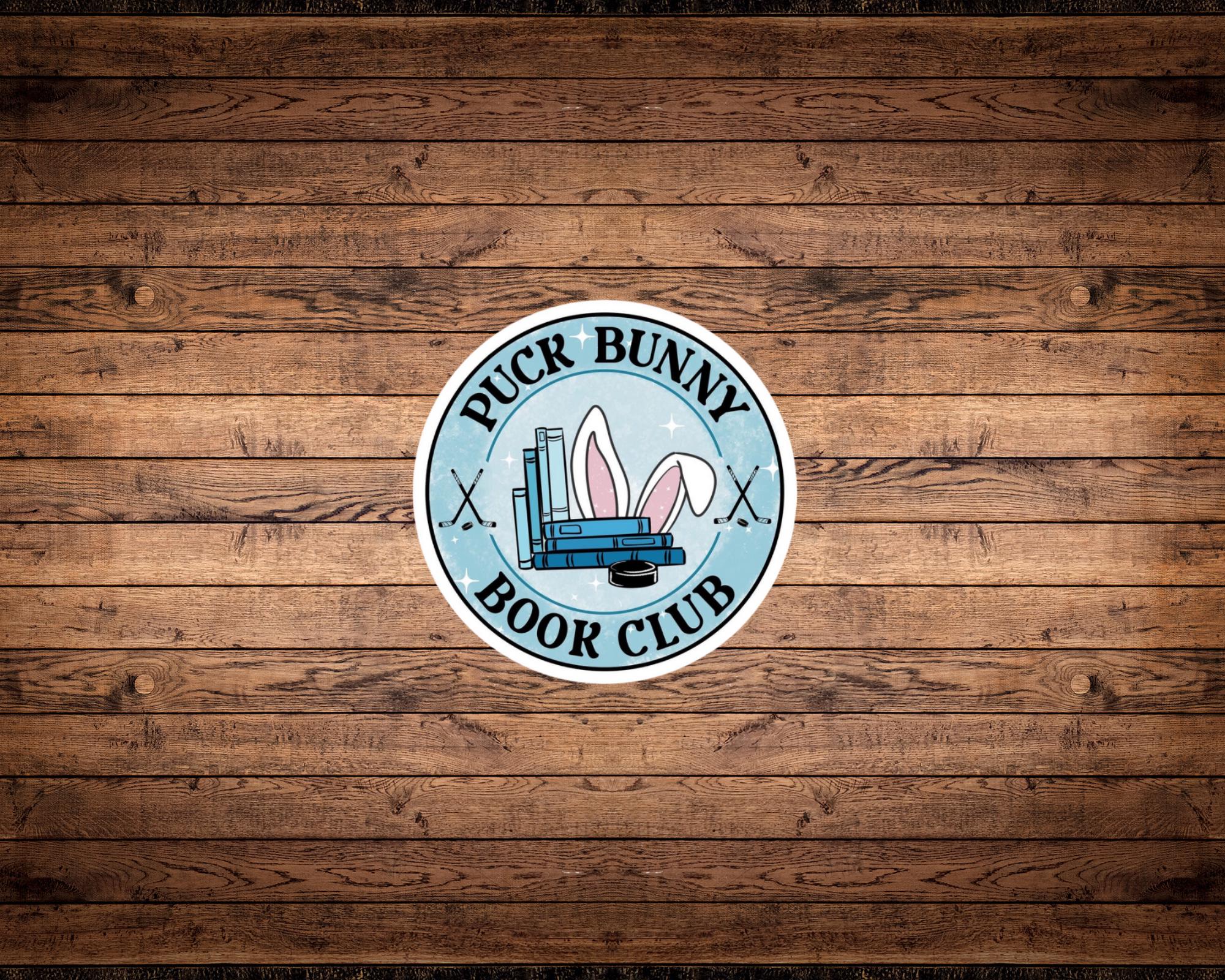 Puck Bunny Book Club Sticker