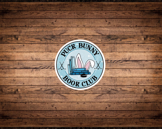 Puck Bunny Book Club Sticker