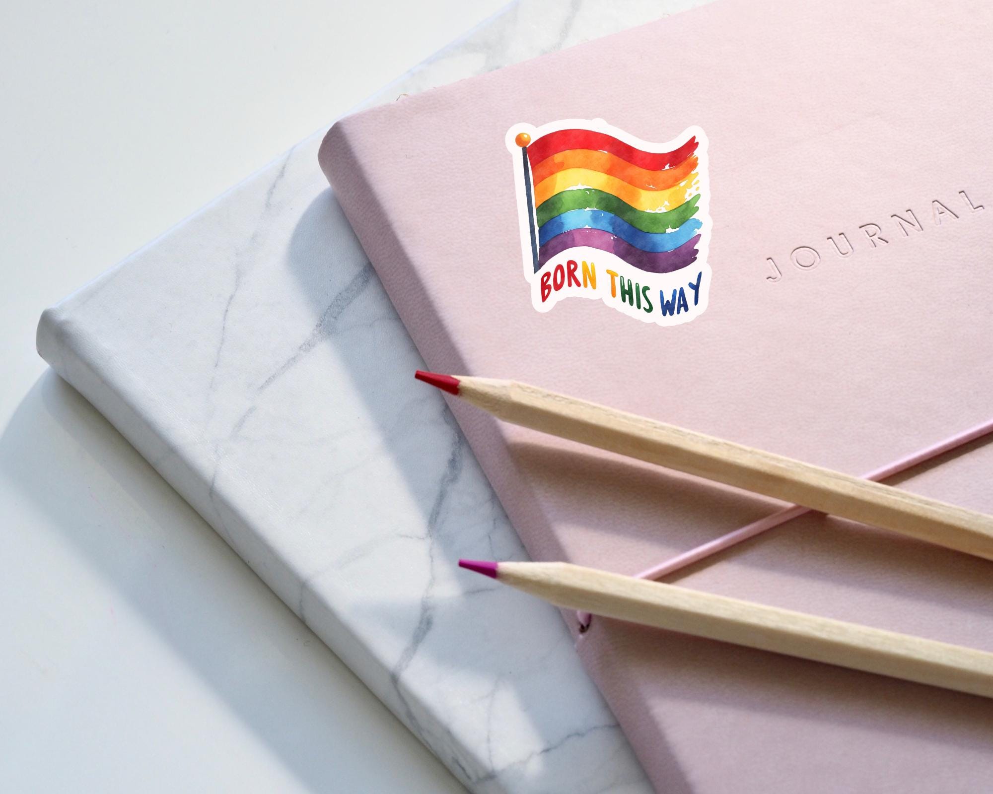 Born This Way" LGBTQ+ Pride Sticker