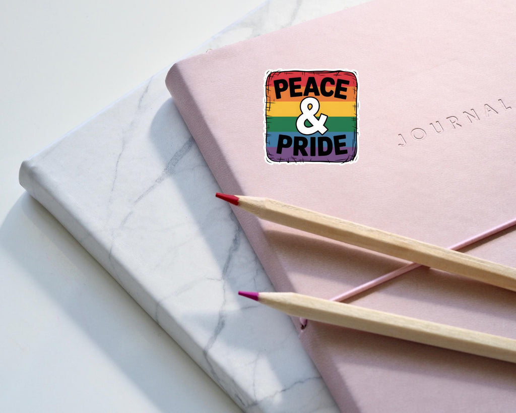 Peace & Pride LGBTQ+ Sticker