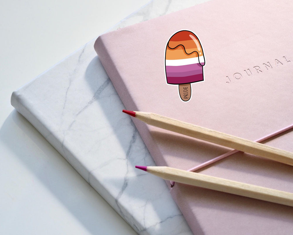 LGBTQ+ Pride Popsicle Sticker | Choose Your Pride Flag Design