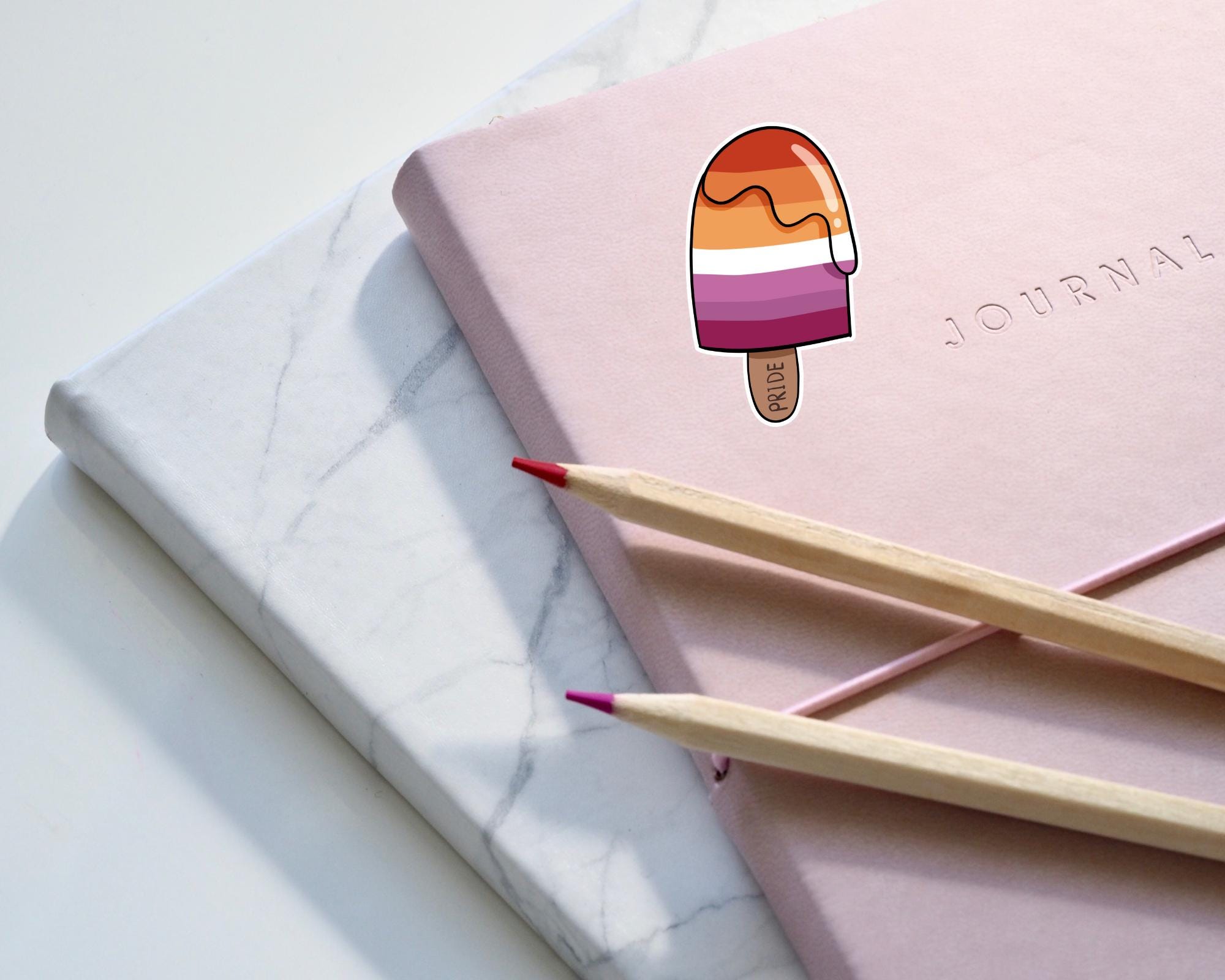 LGBTQ+ Pride Popsicle Sticker | Choose Your Pride Flag Design