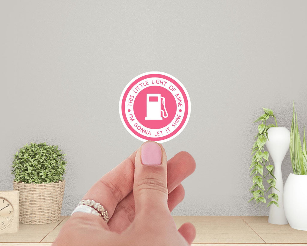 This Little Light of Mine Funny Gas Pump Sticker