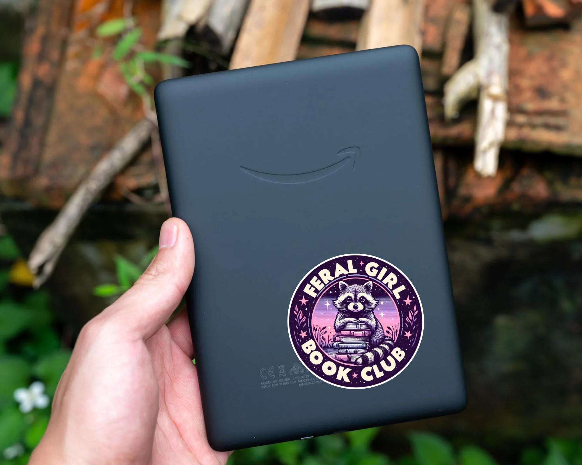 Feral Girl Book Club Sticker