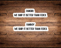 Fangirl or Fanboy “We Ship It Better Than FedEx” Sticker – Choose Your Identity