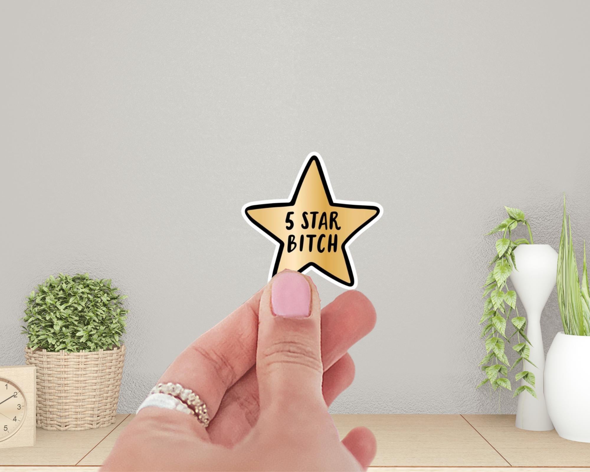 5 Star B*tch Sticker